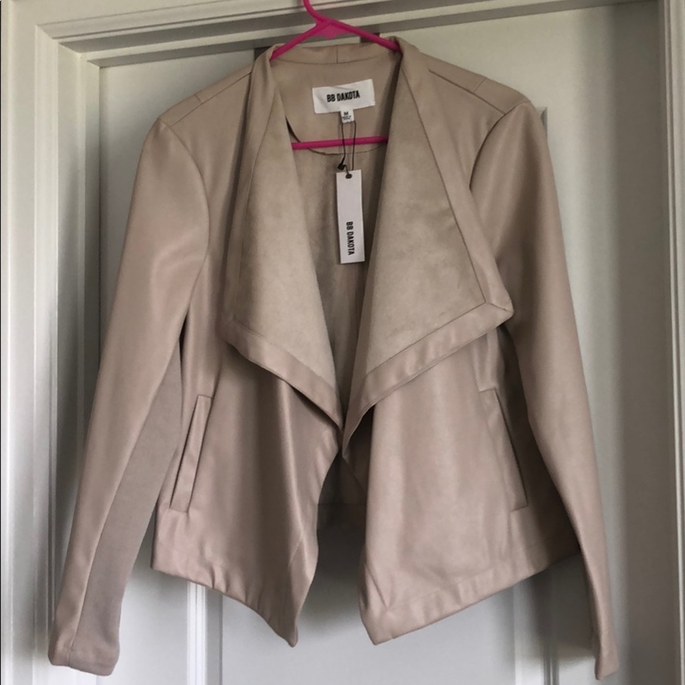 BB Dakota Vegan leather jacket. New with tags.